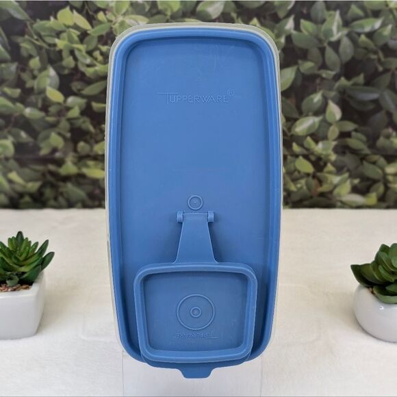 Tupperware Modular Mates Cereal Storer Container #1588-6 w/ Blue Lid #1590-2 - Picture 3 of 12